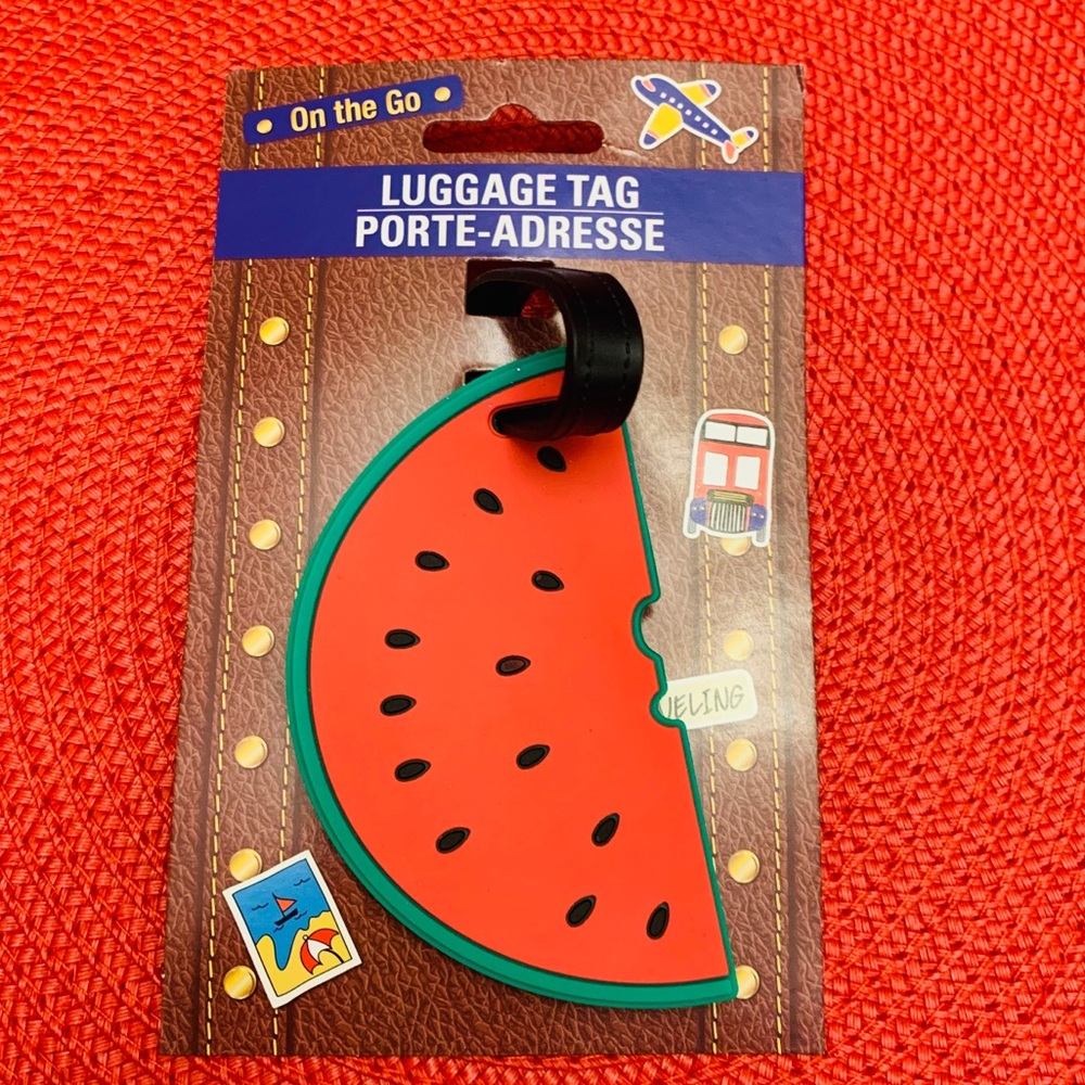 WATERMELON SLICE LUGGAGE TAG NWT - Picture 5 of 5